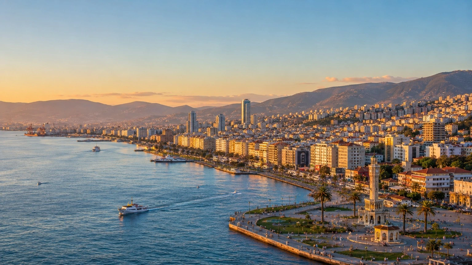 İZMİR şehir manzarası